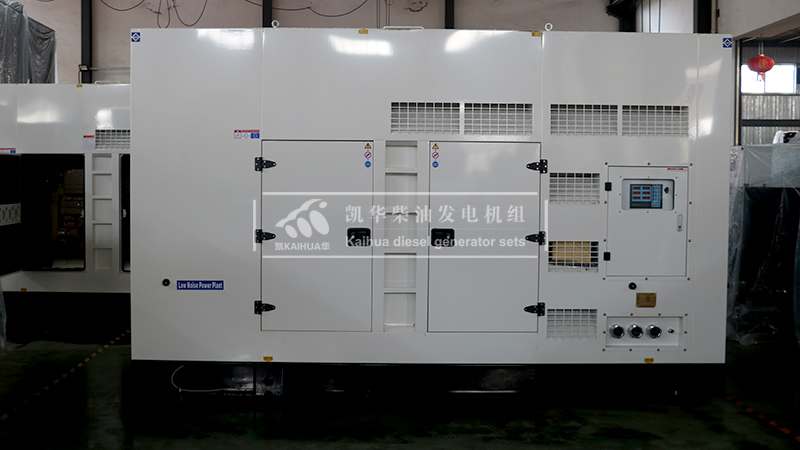 開封兩臺400kw船用靜音發電機組成功出廠