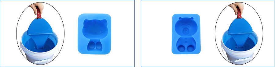 藍色翻模食品硅膠 藍色翻模食品硅膠